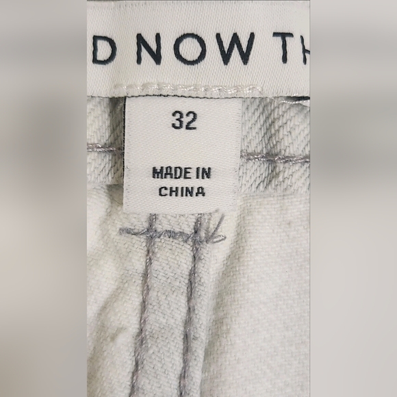 a new day Women's Jean Shorts - White and Blue - Picture 7 of 12